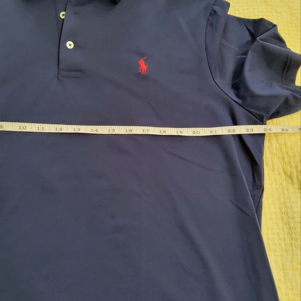 Polo by Ralph Lauren Performans Men's Navy Polo Shirt Size L